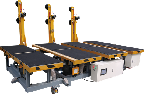 Стеклянный загрузочный стол