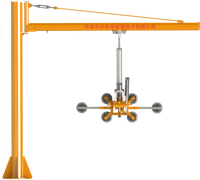 Pneumatic Vacuum Glass Lifter Sucker with Rotating And Tilting Function